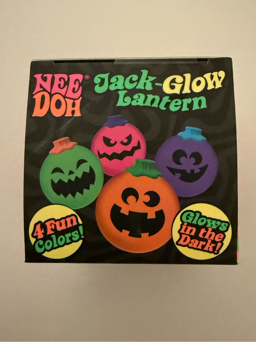 NeeDoh Jack Glow Lantern Purple - Picture 2 of 6